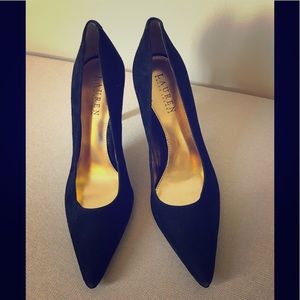 Ralph Lauren Suede Heels